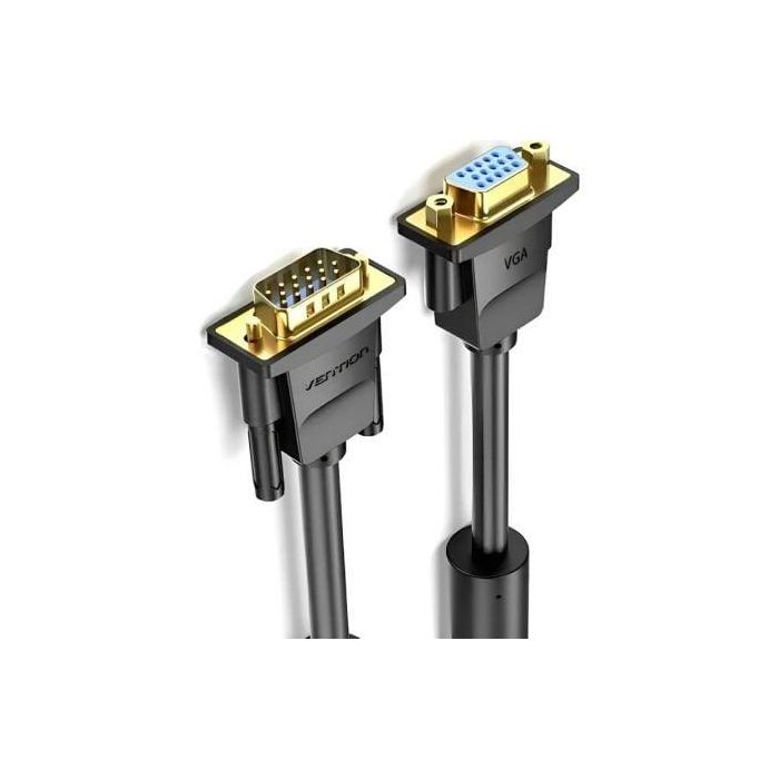 Cable Alargador SVGA Vention DAGBI/ VGA Macho - VGA Hembra/ 3m/ Negro 1 Cable Alargador SVGA Vention DAGBI/ VGA Macho - VGA Hembra/ 3m/ Negro 1