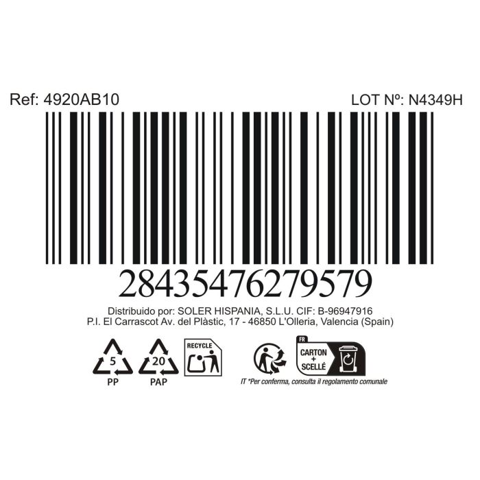 La Mediterranea Bol Macarella Blue 1300 ml Ø 18 x 9.5 cm 2