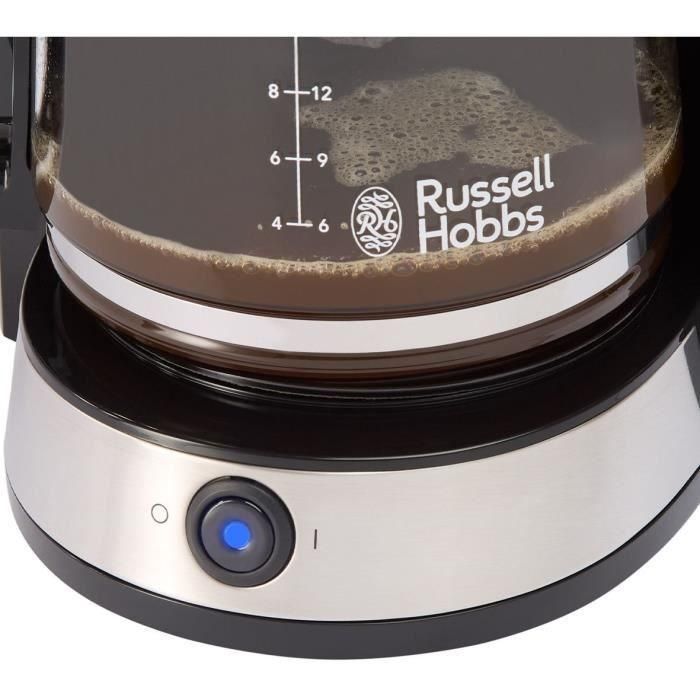 Cafetera - RUSSELL HOBBS - HEATON - 1,25 L - Negra / Acero inoxidable 3 Cafetera - RUSSELL HOBBS - HEATON - 1,25 L - Negra / Acero inoxidable 3