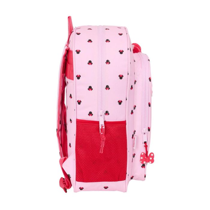 Mochila Escolar Minnie Mouse Naive Rosa 32 x 38 x 12 cm 2