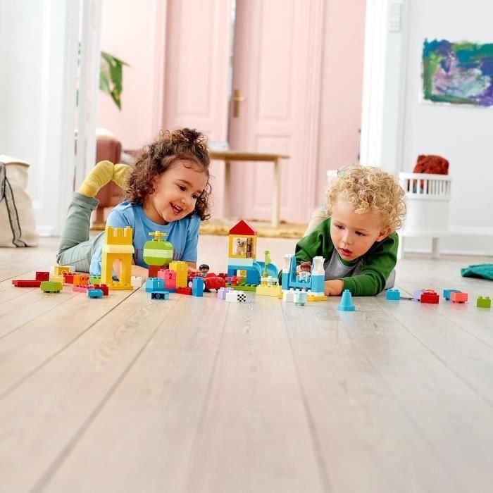 Lego Duplo Caja de Ladrillos Deluxe, Juguete de Construcción Educativo para Bebés +18 Meses, 85 Piezas 3 Lego Duplo Caja de Ladrillos Deluxe, Juguete de Construcción Educativo para Bebés +18 Meses, 85 Piezas 3