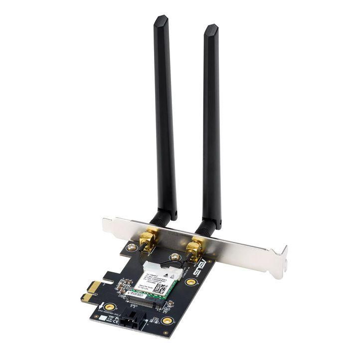 Tarjeta de Red Inalámbrica-PCI Express Asus PCE-AXE5400/ 5400Mbps/ 2.4/5/6GHz 4 Tarjeta de Red Inalámbrica-PCI Express Asus PCE-AXE5400/ 5400Mbps/ 2.4/5/6GHz 4