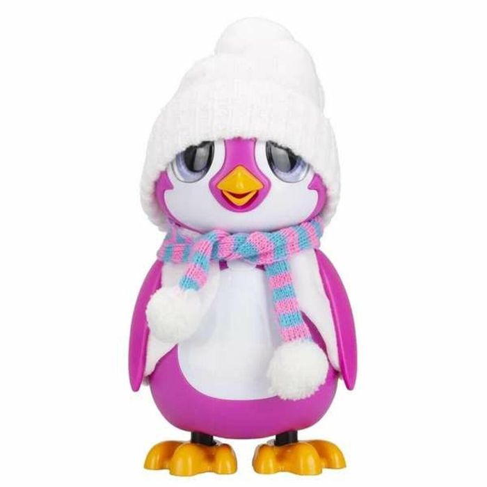 Pingüino interactivo colores rosa o azul. adopta y cría a tu propio pingüino con mas de 20 emociones y reacciones.25 cm - modelos surtidos