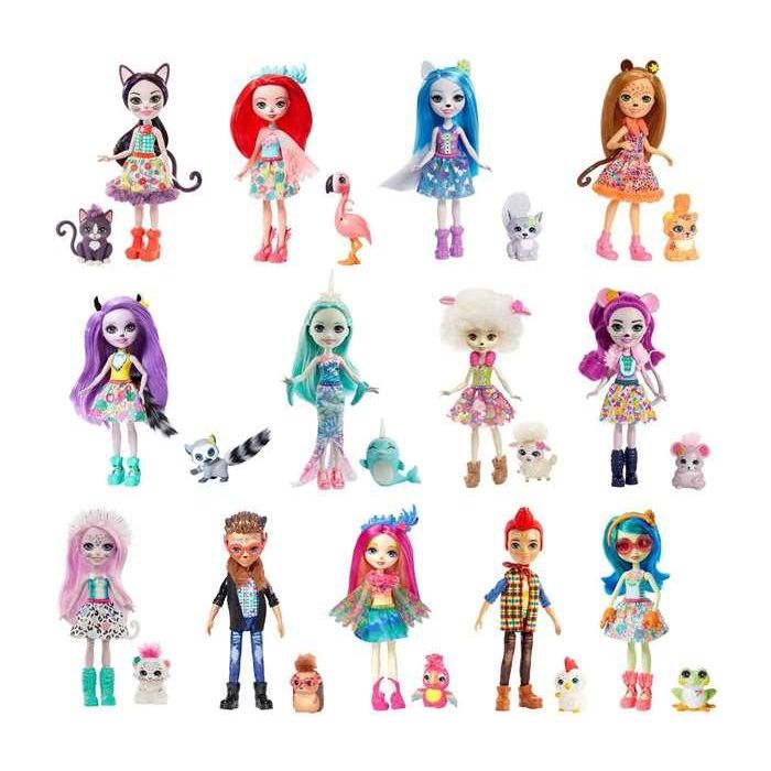 Mattel Muñeca Enchantimals 15 cm - Modelos Surtidos 9