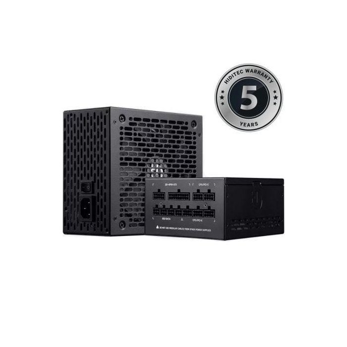 Hiditec Fuente de Alimentación BZX850 V2 850W 80 PLUS Bronze Full Modular Ventilador 140mm