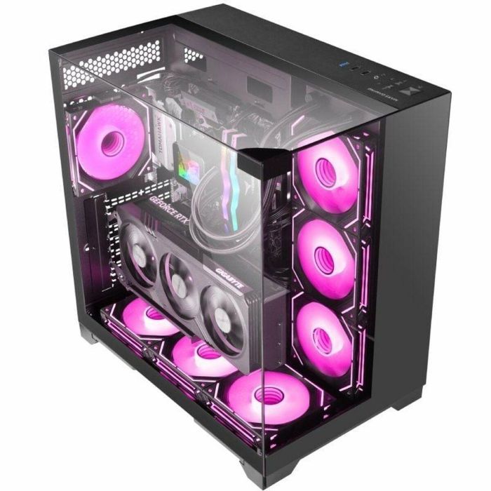 Caja Minitorre Micro ATX / ITX Mars Gaming MCVISION Negro 4 Caja Minitorre Micro ATX / ITX Mars Gaming MCVISION Negro 4