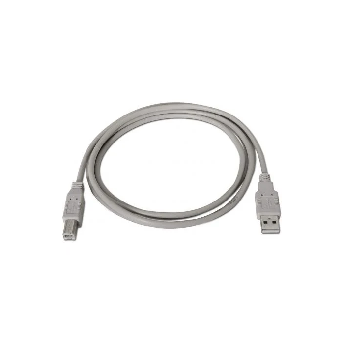 Aisens Cable USB 2.0 Impresora Tipo A-M - B-M Beige 3,0M 1