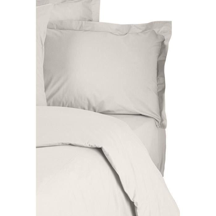 Juego de Cama ASI8684282553793 - Funda Nórdica 220x240 cm + 2 Fundas Almohada 60x60 cm - 100% Algodón Reforzado Blanco 3