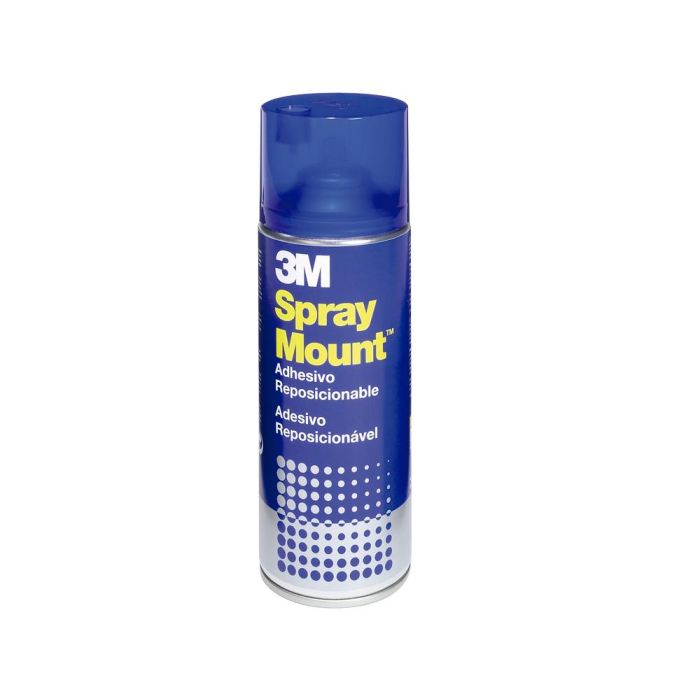 Pegamento 3M Spray Mount Adhesivo Reposicionable Por Tiempo Limitado Bote De 200 mL 1