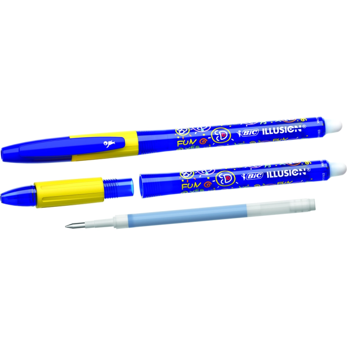 Bic Bolígrafo Gelocity Illusion Borrable Azul Punta 0,7 mm Tinta Gel 1