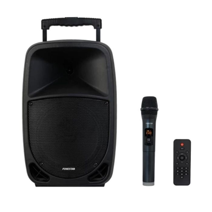 Fonestar Altavoz Portátil Malibu - 310 con Bluetooth, Micrófono Inalámbrico, 100W, BASS REFLEX, USB/microSD/FM, TWS, Karaoke