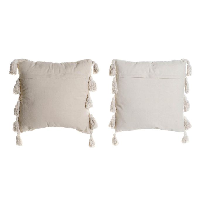 Cojin Urban DKD Home Decor Blanco 15 x 45 x 45 cm (4 Unidades) 3 Cojin Urban DKD Home Decor Blanco 15 x 45 x 45 cm (4 Unidades) 3
