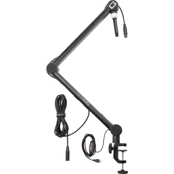 Soporte De Micro Profesional Sobremesa Con Luz ?On-Air? 1