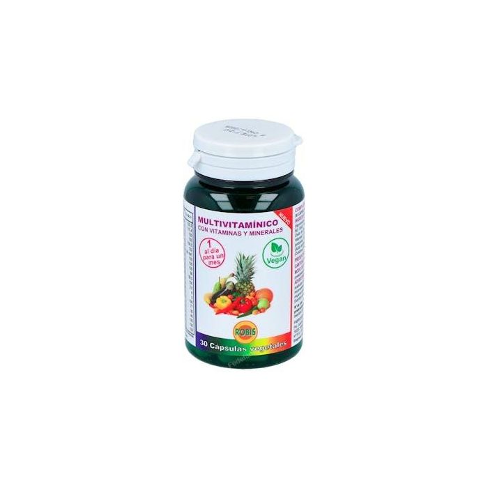 ROBIS Multivitamínico Mineral 30 Cápsulas | Mejora Rendimiento Físico, Intelectual y Sistema Inmunitario