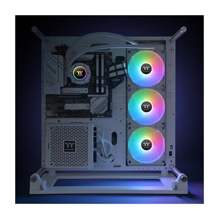 Thermaltake TH420 V2 ARGB Sync All-In-One Liquid Cooler - Snow Edition Blanco Kit Refrigeración Líquida 6 Thermaltake TH420 V2 ARGB Sync All-In-One Liquid Cooler - Snow Edition Blanco Kit Refrigeración Líquida 6
