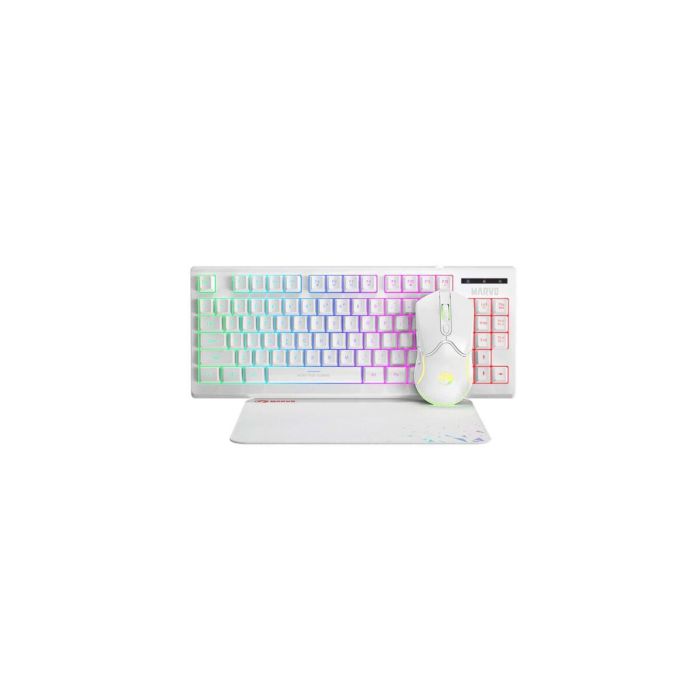 Teclado y Ratón Marvo CM310 WH SP Blanco Negro Teclado y Ratón Marvo CM310 WH SP Blanco Negro