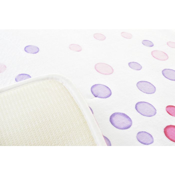DKD Home Decor Alfombra Moderna de Poliéster Colección Dots Multicolor con Diseño de Topos 40x60 cm (1cm Grosor) - Set de 6 Unidades 2 DKD Home Decor Alfombra Moderna de Poliéster Colección Dots Multicolor con Diseño de Topos 40x60 cm (1cm Grosor) - Set de 6 Unidades 2