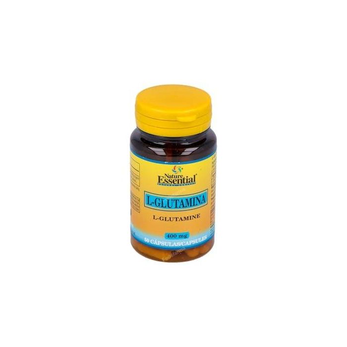 NATURE ESSENTIAL L-Glutamina 400mg, 50 cápsulas Suplemento Alimenticio