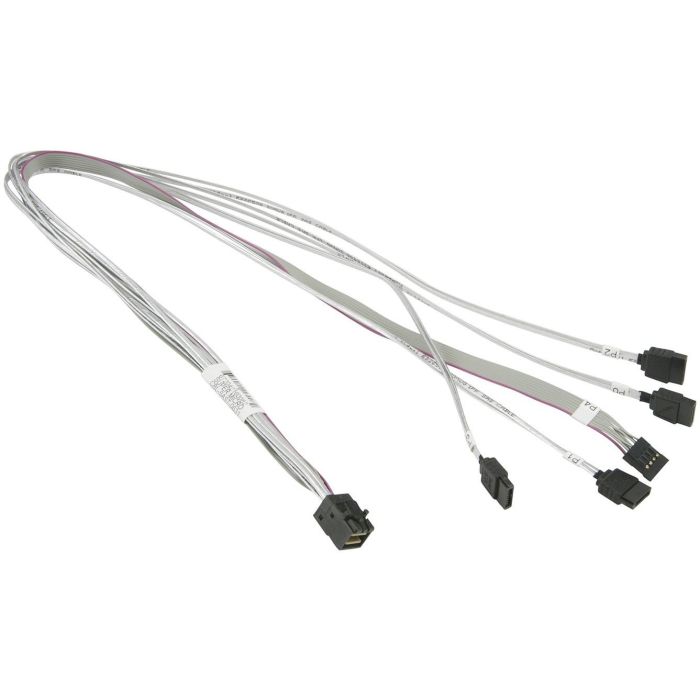 Supermicro MiniSAS HD to 4 SATA 50/50/60/70cm Cable 0 Supermicro MiniSAS HD to 4 SATA 50/50/60/70cm Cable 0