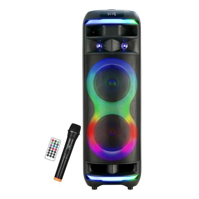 Inovalley INO3760024803225 Altavoz Karaoke 800W Bluetooth 5.0 Micrófono Inalámbrico Luces LED RGB Batería 2-3h Inovalley INO3760024803225 Altavoz Karaoke 800W Bluetooth 5.0 Micrófono Inalámbrico Luces LED RGB Batería 2-3h