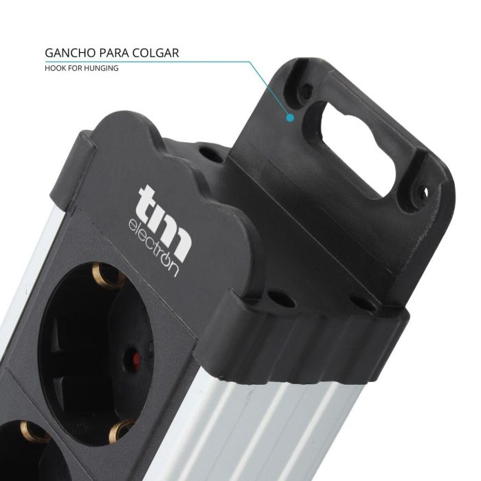 Regleta Enchufes 4 Tomas con interruptor TM Electron TMUAD404 1