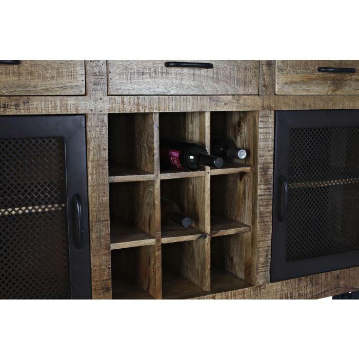 Buffet Vintage DKD Home Decor Marron Oscuro Negro 43 x 90 x 150 cm 6 Buffet Vintage DKD Home Decor Marron Oscuro Negro 43 x 90 x 150 cm 6