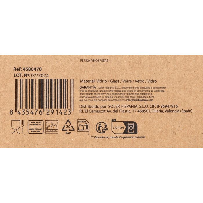 Inde Copa 47 cl Sensation ø 6.9 x 21 cm 6