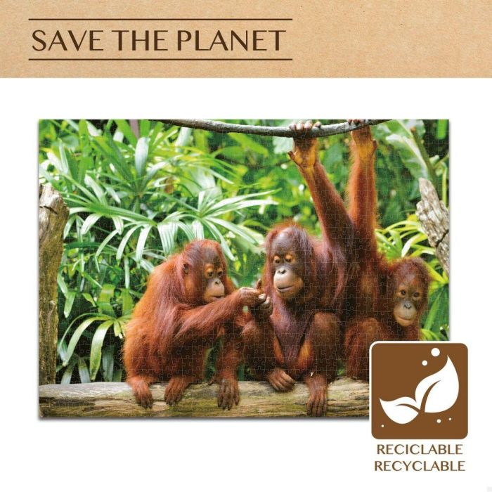Puzzle Colorbaby Orangutan 6 Unidades 68 x 50 x 0,1 cm 4 Puzzle Colorbaby Orangutan 6 Unidades 68 x 50 x 0,1 cm 4