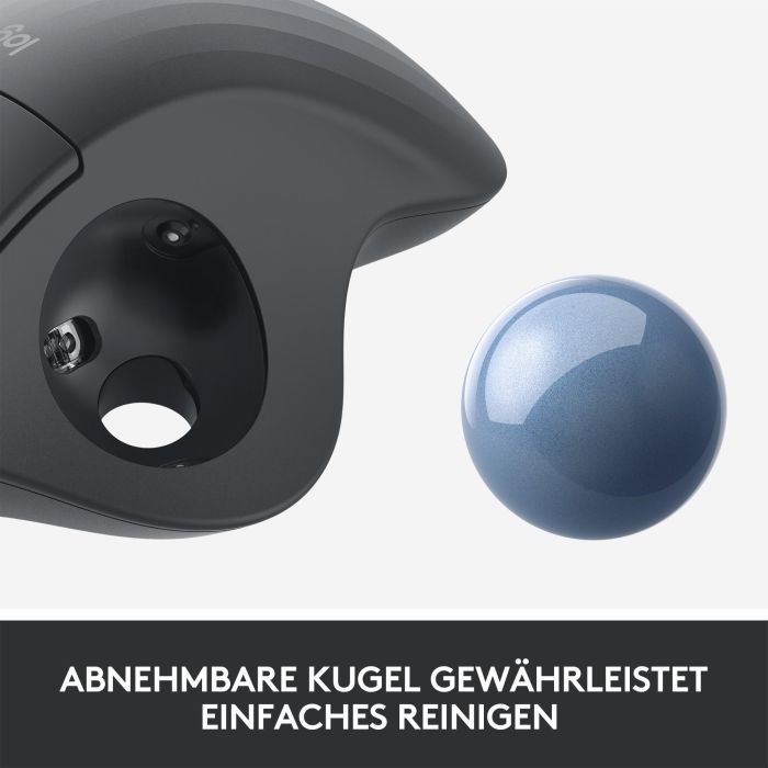 Logitech M575 ERGO Wireless Trackball - Ratón Ergonómico Inalámbrico Graphite 3