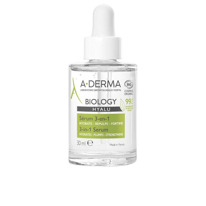 A-Derma BIOLOGY Sérum Facial Hidratante BIO Vegano 30 ml con Ácido Hialurónico y Savia de Avena Rhealba para Piel Frágil A-Derma BIOLOGY Sérum Facial Hidratante BIO Vegano 30 ml con Ácido Hialurónico y Savia de Avena Rhealba para Piel Frágil