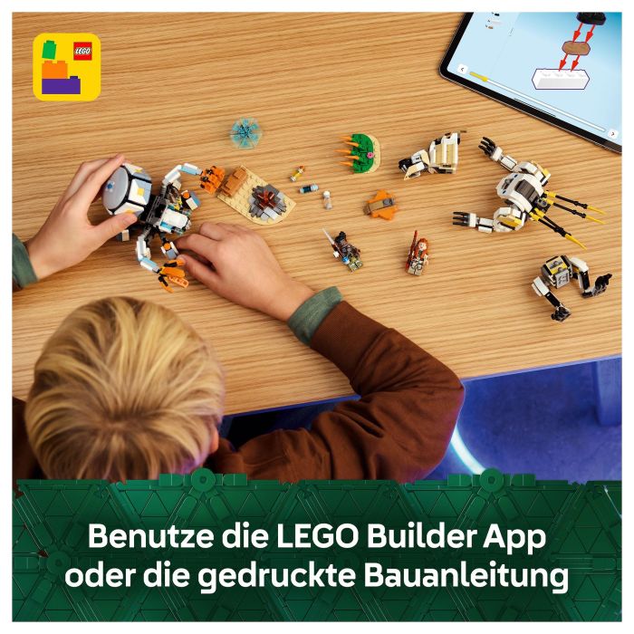 Lego Horizon Adventures 77037 Aloy y Varl contra Testudien y Sawtooth - Juego de Construcción para Niños y Niñas a Partir de 9 Años