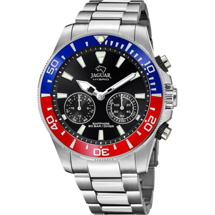 Reloj Hombre Jaguar J888/4 Negro Plateado 1 Reloj Hombre Jaguar J888/4 Negro Plateado 1