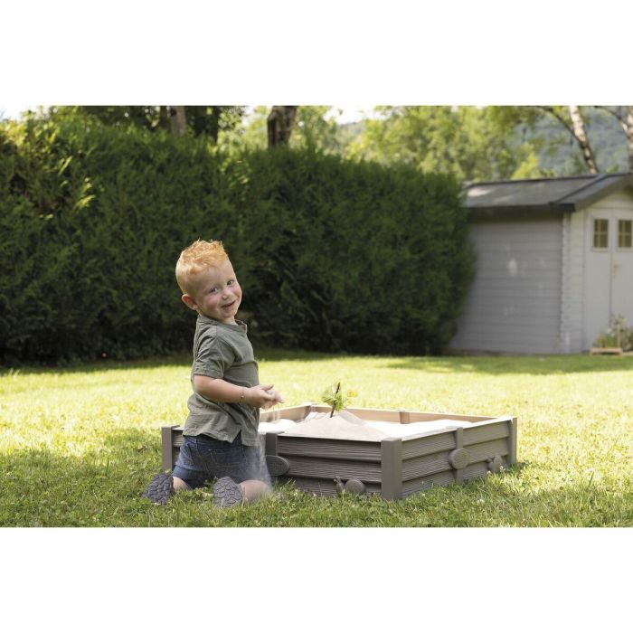 Smoby SMO850208 Bac Square Garden 2 en 1 Huerto y Arenero para Niños 76x76cm con Lona 2 Smoby SMO850208 Bac Square Garden 2 en 1 Huerto y Arenero para Niños 76x76cm con Lona 2