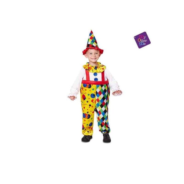My Other Me Disfraz Bebé Payasito, Talla 12-24 Meses para 1 a 2 Años, 100% Poliéster. Incluye Sombrero y Mono 3 My Other Me Disfraz Bebé Payasito, Talla 12-24 Meses para 1 a 2 Años, 100% Poliéster. Incluye Sombrero y Mono 3