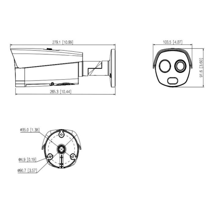 Dahua - Dh-Tpc-Bf4441-B19F8-Bw-S2 - Cámara Termica Ip Dual 2