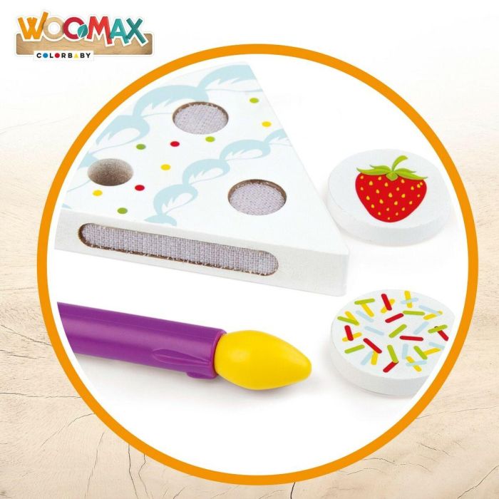 Juego de Madera Woomax Tarta 26 Piezas (6 Unidades) 4 Juego de Madera Woomax Tarta 26 Piezas (6 Unidades) 4