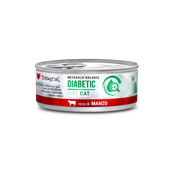 Disugual Diet Cat Diabetic Ternera 12x85 gr Disugual Diet Cat Diabetic Ternera 12x85 gr
