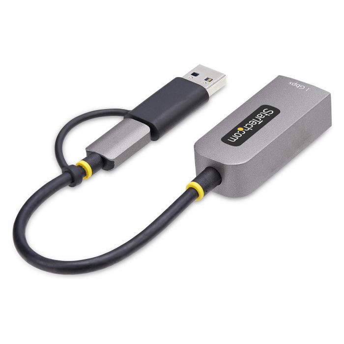 Cable USB Startech C21GA-USB-ETHERNET Gris 2