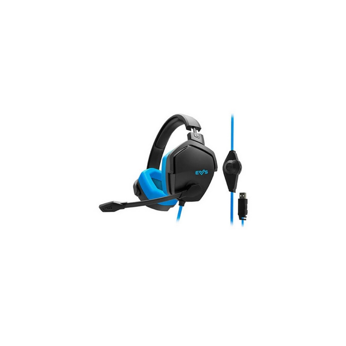 Energy Sistem Auriculares Gaming ESg Azul Negro con Sonido 7.1 Surround Virtual, Micrófono Boom y Luz LED 3 Energy Sistem Auriculares Gaming ESg Azul Negro con Sonido 7.1 Surround Virtual, Micrófono Boom y Luz LED 3