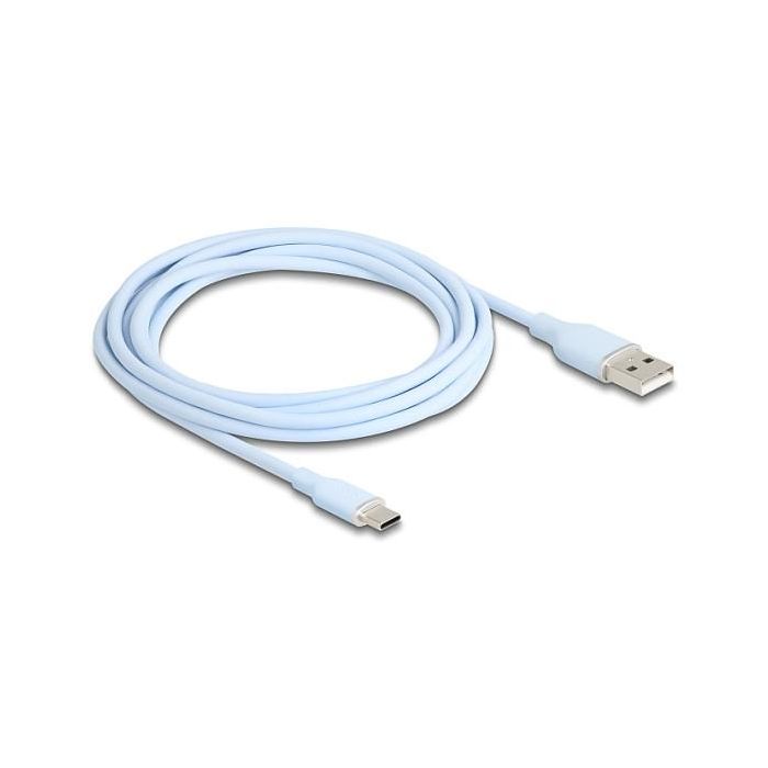 DeLOCK Cable USB 2.0 Tipo A a Tipo C (USB-A a USB-C) 2.5 Metros, Azul 0 DeLOCK Cable USB 2.0 Tipo A a Tipo C (USB-A a USB-C) 2.5 Metros, Azul 0