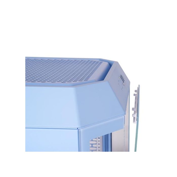 Thermaltake The Tower 250 Mini Tower Azul, PC con Diseño LCD