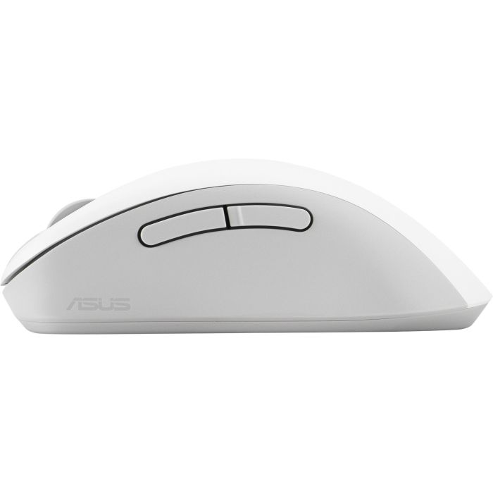 ASUS MD102 Ratón Inalámbrico Óptico, RF Wireless + Bluetooth, 1600 DPI, Silencioso, Derecho, Blanco 2