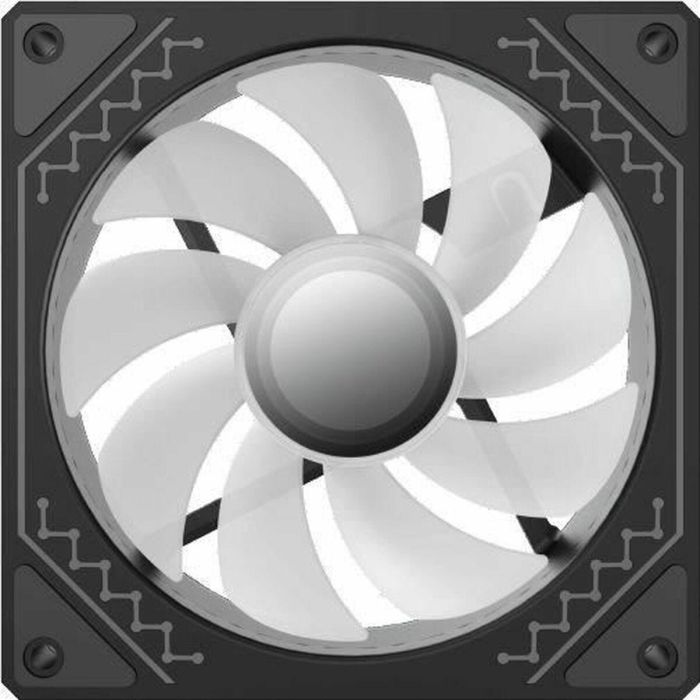 XIGMATEK - Starz Pro (Negro) (Paquete de 3) - Ventiladores A-RGB de 3x120 mm para caja de PC 2