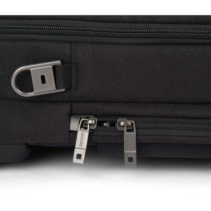 Dicota Mochila Backpack FIVE para Ordenador Portátil 15-17.3 Pulgadas, Color Negro