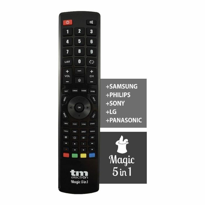 Mando a Distancia Universal TM Electron TMURC501 Gris 14 Mando a Distancia Universal TM Electron TMURC501 Gris 14
