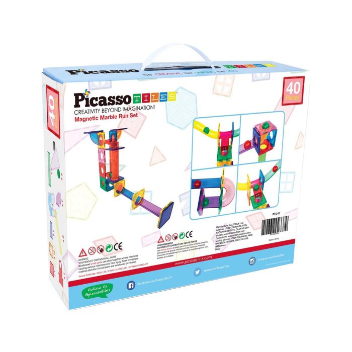 Circuito picasso tiles de canicas magnetico 40 piezas.deja que las canicas se deslicen por la pista 1 Circuito picasso tiles de canicas magnetico 40 piezas.deja que las canicas se deslicen por la pista 1