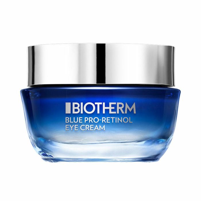 Biotherm Blue Retinol Crema para Ojos, Antiedad Intensivo que Reduce Arrugas, Ojeras, Bolsas y Patas de Gallo 15 ml