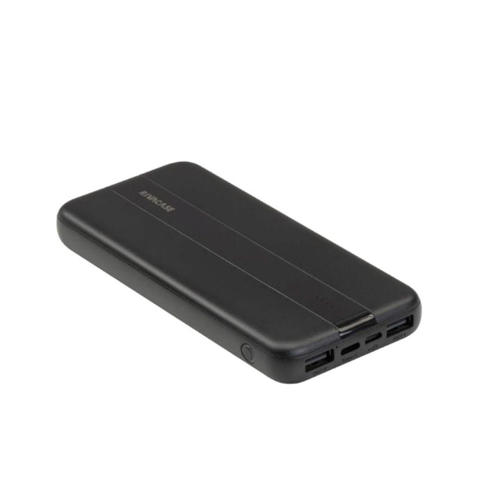 Rivacase VA2041 Powerbank 10000 mAh Negro. Batería Externa Portátil con Salida USB-A, Entrada y Salida USB-C (Bidireccional) 2.1A / 10W. 1 Rivacase VA2041 Powerbank 10000 mAh Negro. Batería Externa Portátil con Salida USB-A, Entrada y Salida USB-C (Bidireccional) 2.1A / 10W. 1