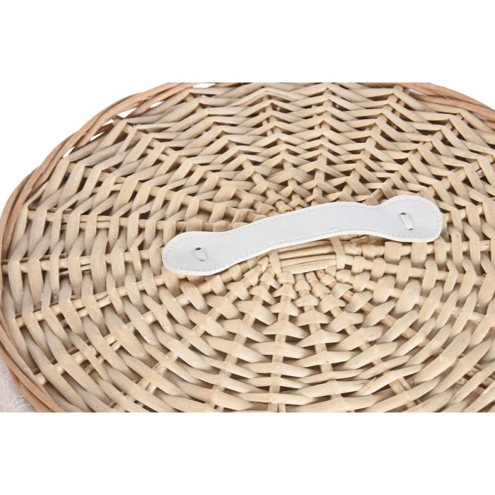 DKD Home Decor Cesta Ropa Boho Mimbre Natural 45 x 55 x 45 cm Set de 3 4
