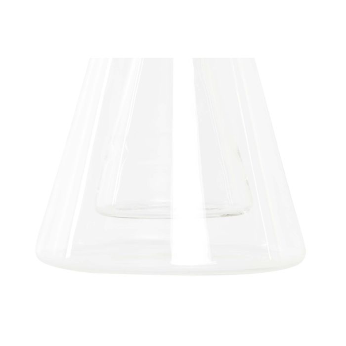 DKD Home Decor Aceitera Vinagrera Vidrio Borosilicato y Corcho Transparente 9 x 18 x 10.5 cm 1